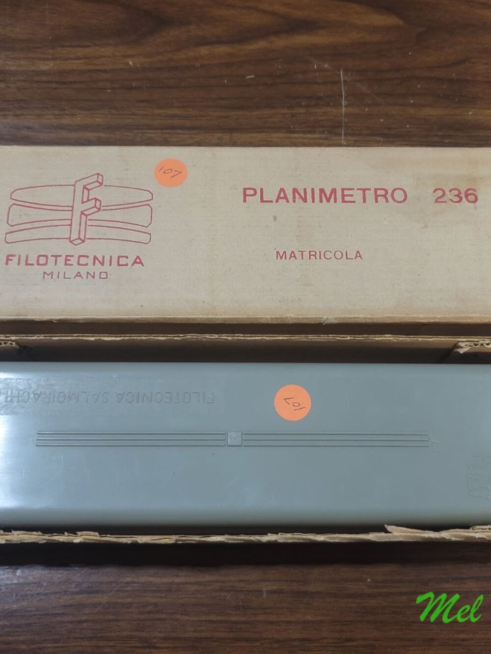 Milano Vintage Filotecnica Salmoiraghi S.p.A Planimeter 236-A w/Case